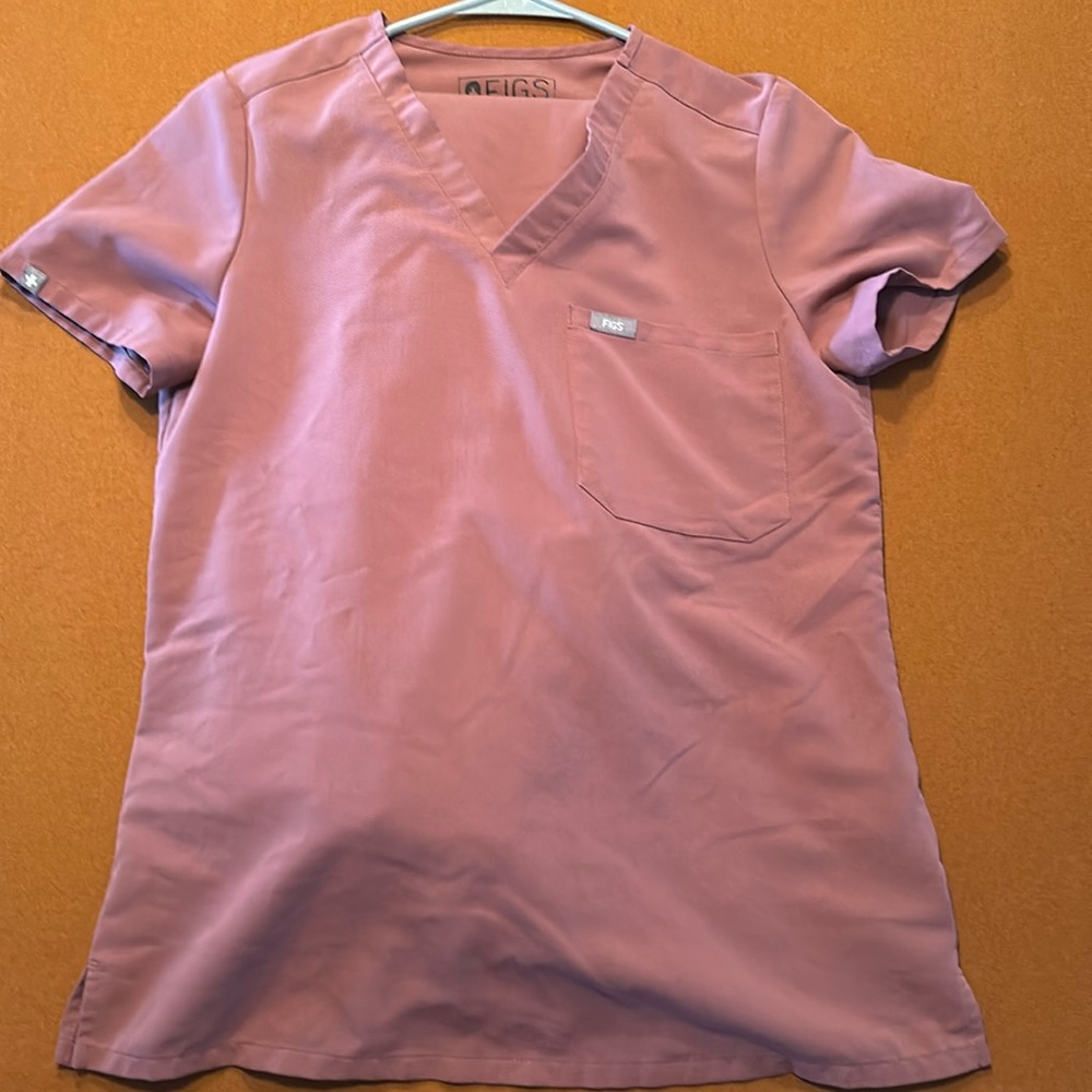 Worn-Mauve Figs Scrub Set